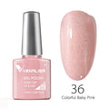 VENALISA Nail Gel Polish Semi Permanent Gellack Nail Art Salon 120 Color Glitter 7.5ml Soak off Organic UV LED Nail Gel Varnish
