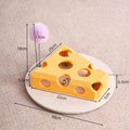 Pet Cat Puzzle Maze Holes Toys Felt Box With Bell Ball Kitten Playing Toys Interactive Funny Cat Supplies