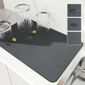 Coffee Machine Mat Kitchen Drain Mat Utensil Drying Mat Quick Drying Diatomaceous Earth Absorbent Placemat
