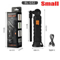 Rechargeable LED COB Work Light USB Magnetic Inspection Torch with Hook Dimmable Flashlight 18650 Battery Repair Camping Lantern