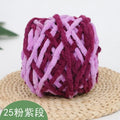 100g/ball Chenille Knitting Yarn Soft Ice Strip Line Cotton Yarn DIY Wool Yarn for Hand Knitting Scarf Thick Wool Wholesale