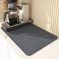 Coffee Machine Mat Kitchen Drain Mat Utensil Drying Mat Quick Drying Diatomaceous Earth Absorbent Placemat