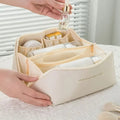 Women Luxury Large Capacity Cosmetic Bag Lady Box Travel Makeup Zipper Toiletries Organizer