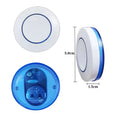 RF 433MHz Wireless 10A Relay Receiver Remote Control Light Switch 220V 110V Mini Round Button Wall Panel Switch For LED Lamp