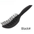 Styling Curly Hair Brush Salon Scalp Massager Comb Detangling Drying Brush Anti Static Curved Vent Brush Hairdressing Styling