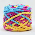100g/ball Chenille Knitting Yarn Soft Ice Strip Line Cotton Yarn DIY Wool Yarn for Hand Knitting Scarf Thick Wool Wholesale