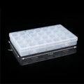 28/56Grid Transparent PP Box for Organizing and Storage Compact and Suitable for Storing Jewelry and Beads