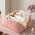 Women Luxury Large Capacity Cosmetic Bag Lady Box Travel Makeup Zipper Toiletries Organizer
