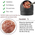 Metal Wire With Stand Set Welding Desoldering Soldering Solder Iron Tip Dross Cleaner Cleaning Steel Ball Mesh Filter Tin Remove