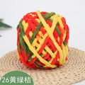 100g/ball Chenille Knitting Yarn Soft Ice Strip Line Cotton Yarn DIY Wool Yarn for Hand Knitting Scarf Thick Wool Wholesale