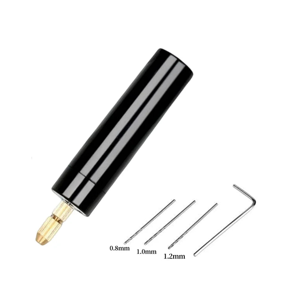 Handheld Mini Electric Drill USB DIY Tool for Epoxy Resin Jewelry Making Wood Craft Engraving Pen