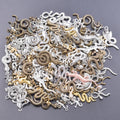 30/50/100pcs Random Mix Cute Animal Flower Heart Bulk Charm Assorted Enamel Charms For Jewelry Making Supplies DIY Accessories