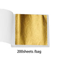 100-200sheets Imitation Gold Foil Paper Leaf Gilding DIY Epoxy Resin Mold Jewelry Making Filling Decorate Resin Crafts Tool