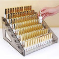 3/4/5/6/7 Layers Acrylic Nail Polish Display Organizer Shelf Clear Cosmetic Rack Frame Jewelry Stand Holder Organization Tools
