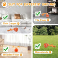 Interactive Dog Toy Ball with Rope Electronic Motion Activated Rolling Ball for Indoor Cat Dog Play Toys for Puppy Training Ball