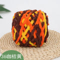 100g/ball Chenille Knitting Yarn Soft Ice Strip Line Cotton Yarn DIY Wool Yarn for Hand Knitting Scarf Thick Wool Wholesale