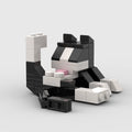 Animal Series 62Pcs MOC Bricks Cat Figires DIY Building Blocks Kids Education Toys For Children Birthday Gift