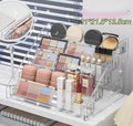 3/4/5/6/7 Layers Acrylic Nail Polish Display Organizer Shelf Clear Cosmetic Rack Frame Jewelry Stand Holder Organization Tools