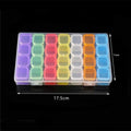 28/56Grid Transparent PP Box for Organizing and Storage Compact and Suitable for Storing Jewelry and Beads