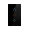 Tuya Smart Switches US Neutral Wire/No Neutral Wire Required 1/2/3/4 Gang Light WiFi Touch Switch Work with Alexa Google Home